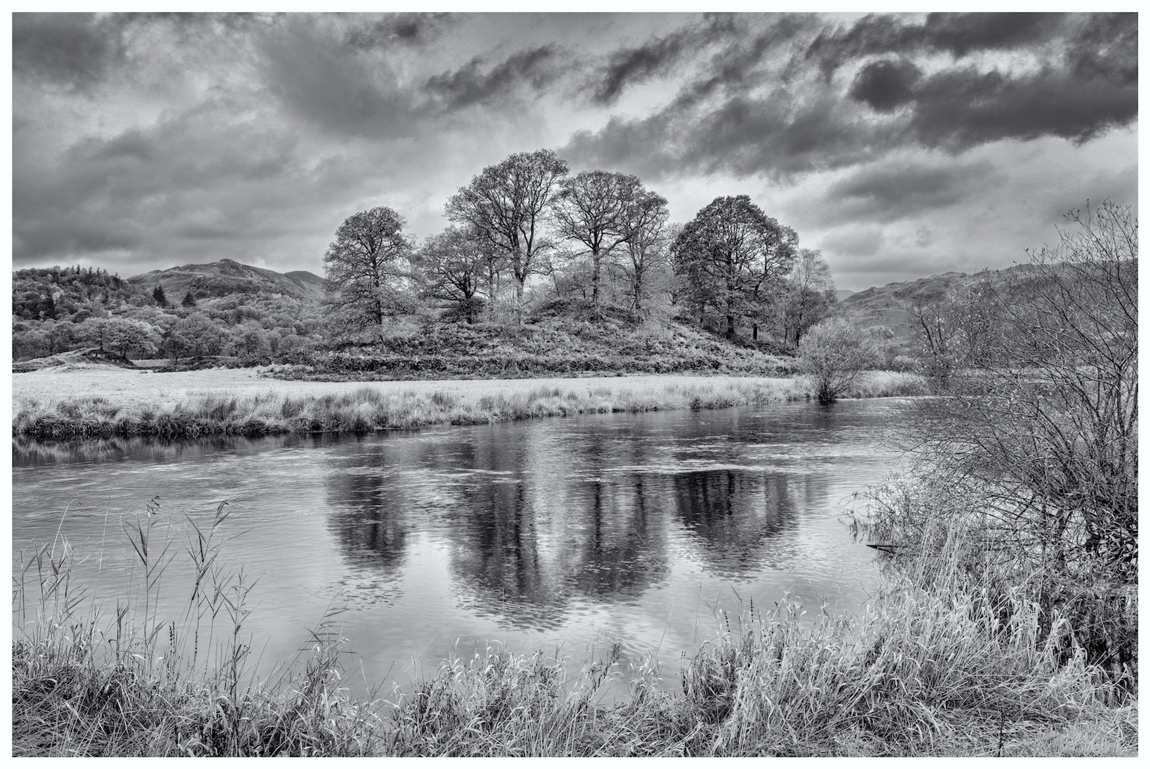 River Brathay Reflections by Antony Ward
