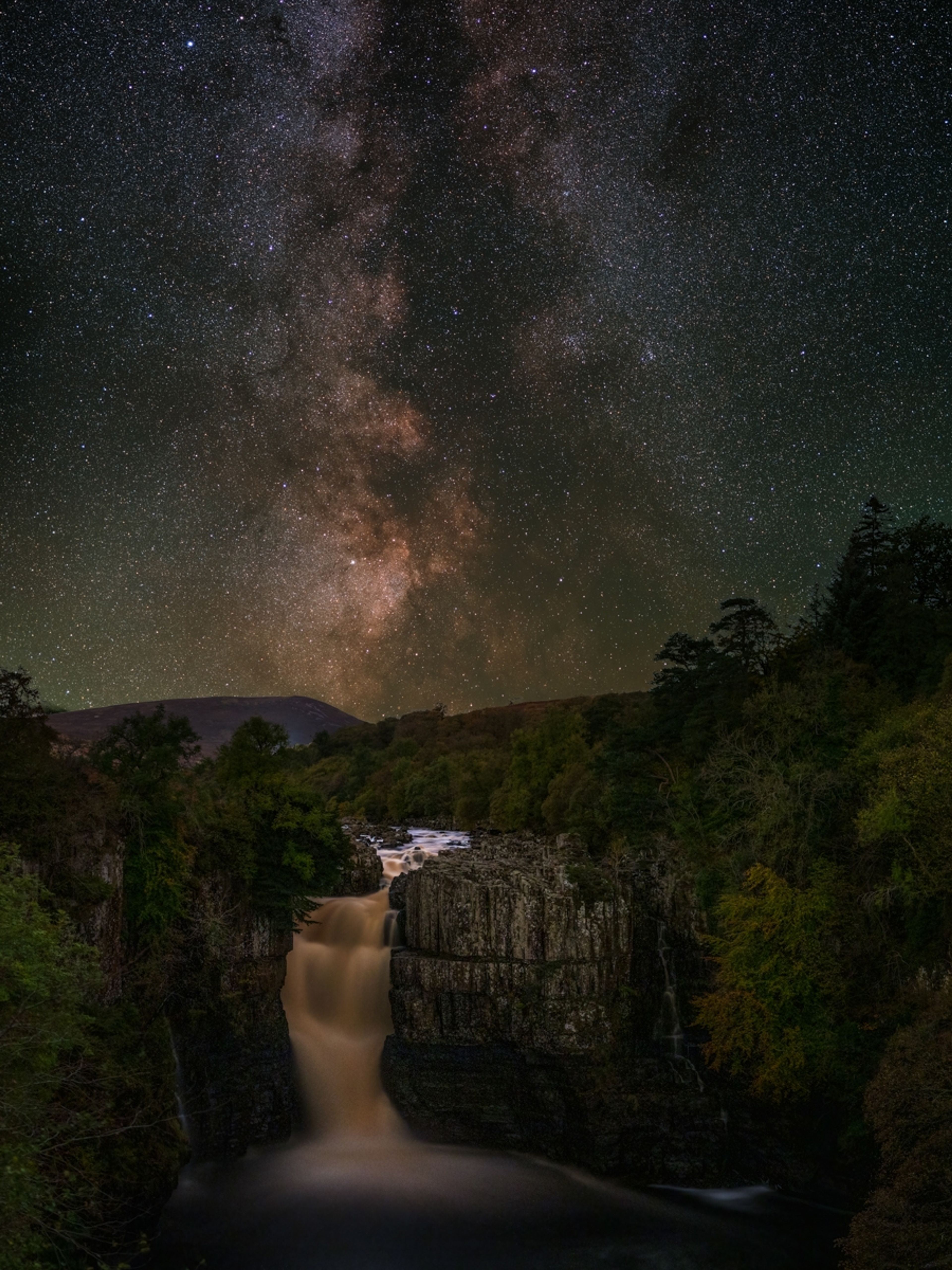 High Force and Milky Way by Tony Marsh